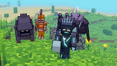 Four creatures of the night at dusk, each one different.
